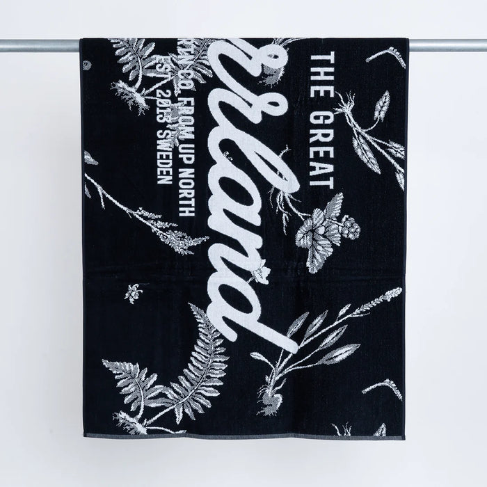 SQRTN TGN Beach Towel- Plants Black, bild 2