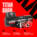Warrior Winches Titan 6000lb Vinsch 12V - Stålvajer, bild 6