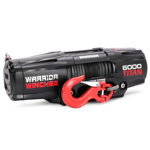 Warrior Winches Titan 6000 Elektrisk Vinsch 12V Armortek Extreme Slim