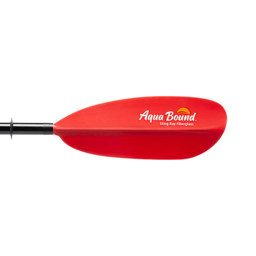 Aqua Bound StingRay Fiberglass Snap 2pc Sunset Red 220 Kajakpaddel, bild 2