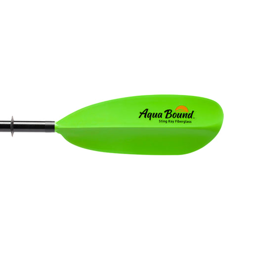 Aqua Bound StingRay Fiberglass Snap 2pc Electric Green 215 Kajakpaddel, bild 2