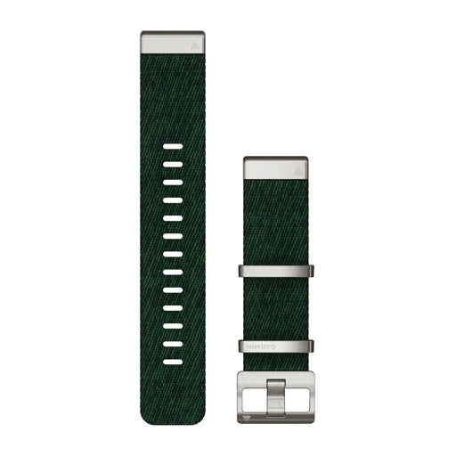 Garmin QuickFit® 22 klockarmband Tallgrönt Jacquardvävt Nylon