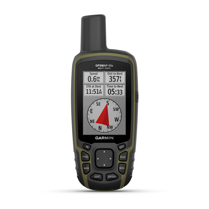 Garmin GPSMAP 65s Handenhet med multi-band/multi-GNSS och sensorer, bild 2