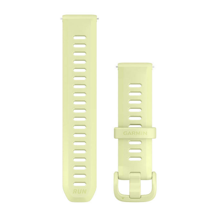 Garmin armband med snabbfäste 20 mm, Citronfärgad