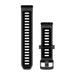 Garmin armband med snabbfäste 20 mm, Genomskinligt svart/svart med skiffergrå detaljer