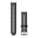Garmin armband med snabbfäste 20 mm, Svart/Skiffergrå