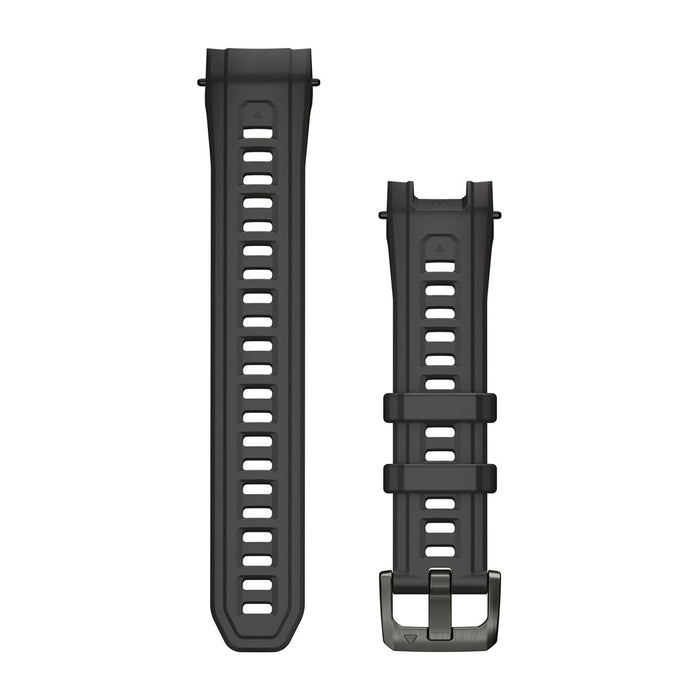 Garmin klockarmband 22 mm med metallspänne till Instinct 3 45 mm och Instinct Crossover AMOLED, Kolfärgad