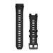 Garmin klockarmband 22 mm med metallspänne till Instinct 3 45 mm och Instinct Crossover AMOLED, Svart