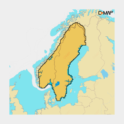 C-MAP REVEAL X Norges & Sveriges sjöar Demo
