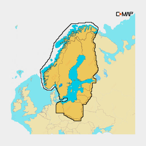 C-MAP DISCOVER X Sverige Finland Norge & Östersjön
