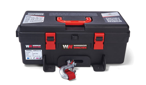 Warrior Winches Trojan 4000 Portabel Vinsch - Stålvajer 12V, bild 2
