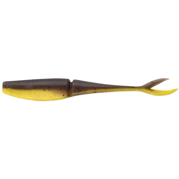 Daiwa Bait Junkie 5 Jerkshad Banana Split mjukbete (jerkbait)