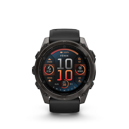 Garmin fenix 8  – Amoled Sapphire 51 mm Carbon Gray DLC Titanium, bild 2