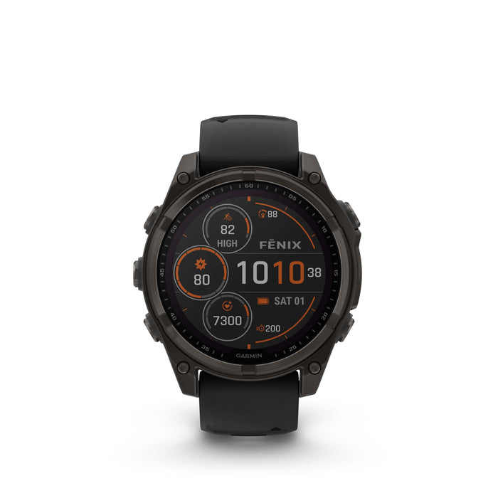 Garmin fenix 8 - Solar Sapphire 47 mm Carbon Gray DLC Titanium, bild 2