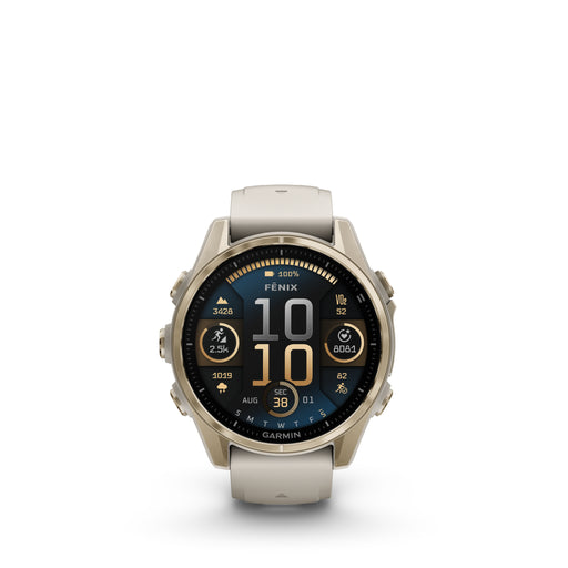 Garmin fenix 8  – Amoled 43 mm Sapphire Soft Gold, bild 2