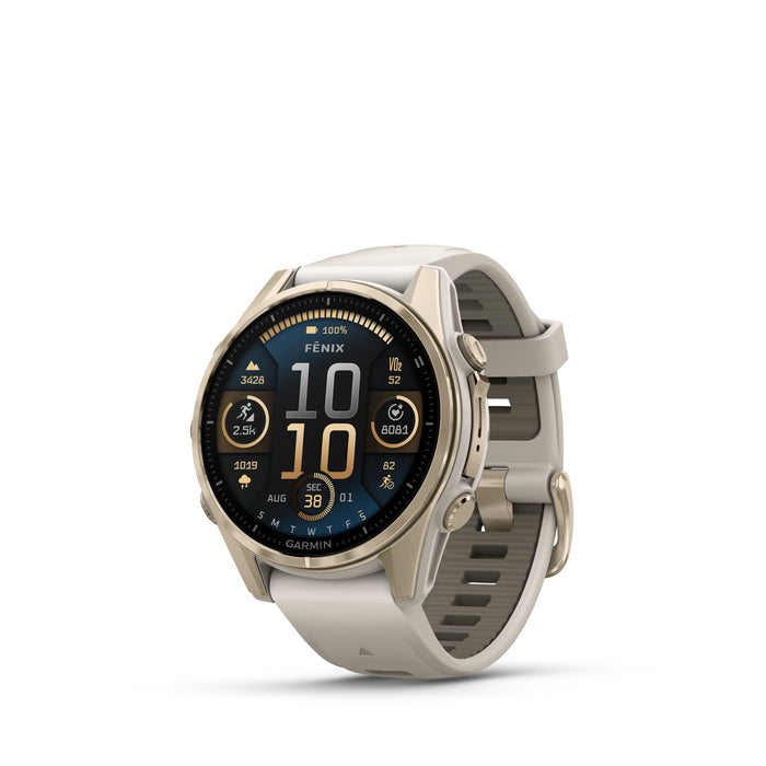 Garmin fenix 8  – Amoled 43 mm Sapphire Soft Gold