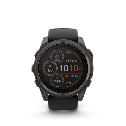 Garmin fenix 8  – Solar Sapphire 51 mm Carbon Gray DLC Titanium, bild 2