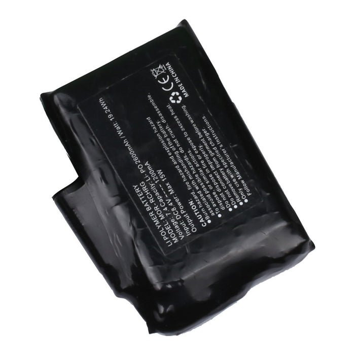 Wiggler Batteri till Värmevantar 7,4V 2600 mAh