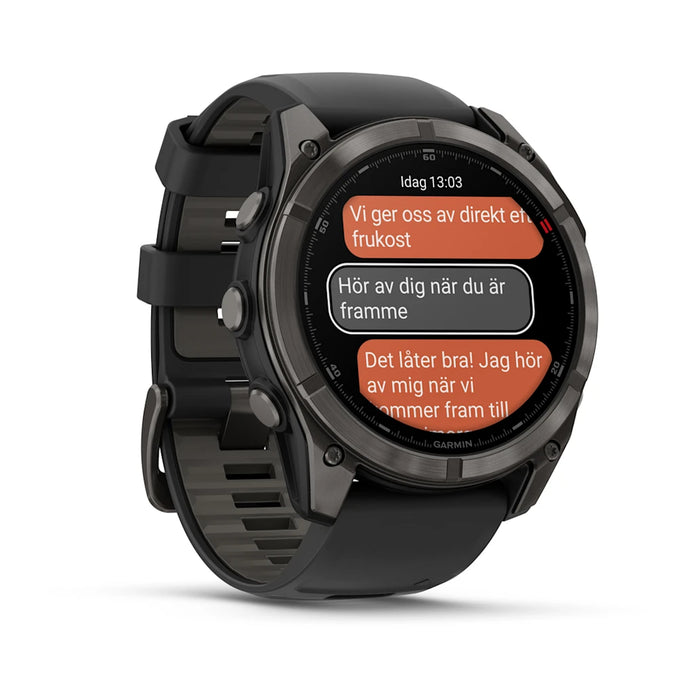 Garmin fenix 8 Pro – 51 mm Amoled Sapphire DLC-Titan Demo, bild 2