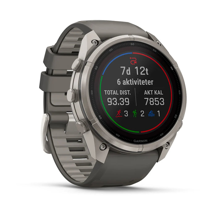 Garmin fēnix 9 Pro InReach Solar - 51 mm Sapphire Titanium, bild 8
