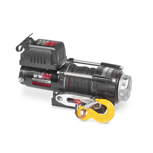 Warrior Winches Ninja 2500lb Vinsch 12V Armortek syntet + Fjärrkontroll + Kapell Paketdeal, bild 2
