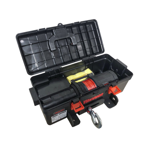 Warrior Winches Trojan 4000lb Portabel Vinsch 12V Syntetiskt Rep, bild 2