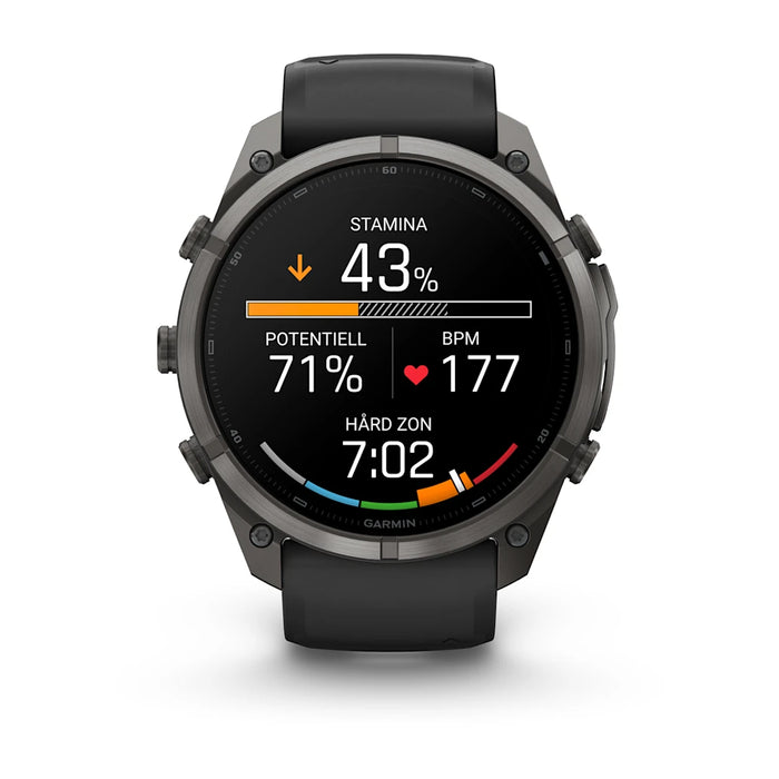 Garmin fēnix 9 Pro - AMOLED 51 mm Sapphire Carbon Gray DLC Titanium, bild 3