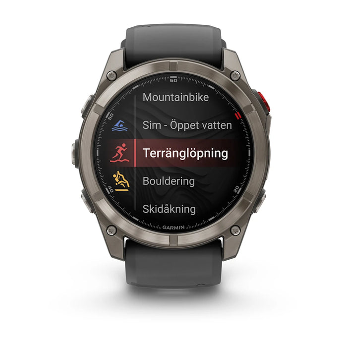 Garmin fenix 8 Pro – 51 mm Amoled Sapphire Titan, bild 4