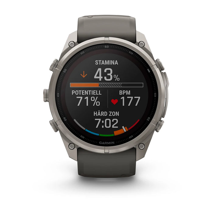 Garmin fēnix 9 Pro InReach Solar - 51 mm Sapphire Titanium, bild 4