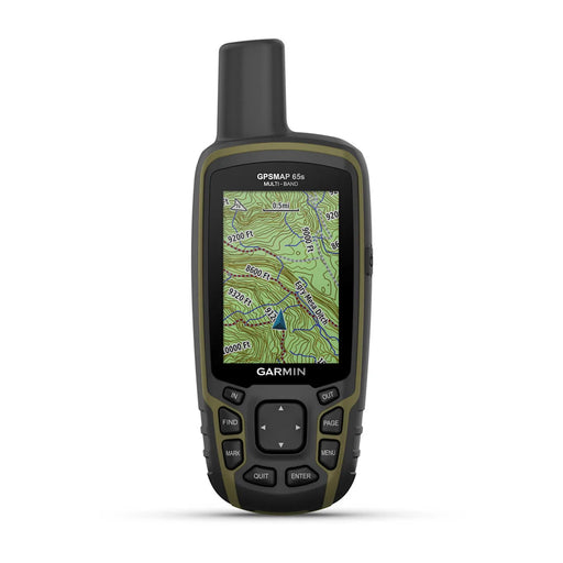 Garmin GPSMAP 65s Handenhet med multi-band/multi-GNSS och sensorer