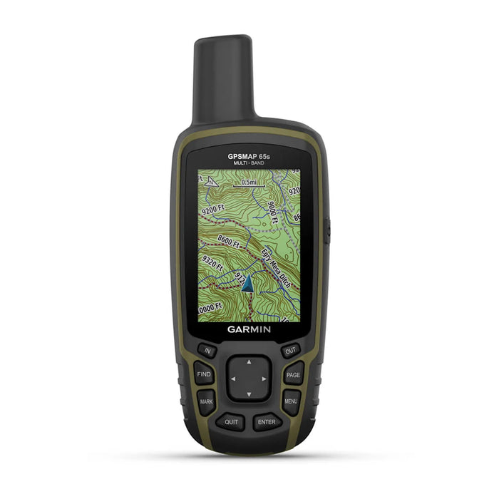 Garmin GPSMAP 65s Handenhet med multi-band/multi-GNSS och sensorer