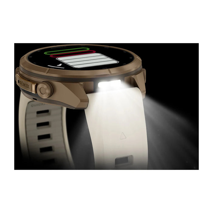 Garmin fēnix 9 Pro - AMOLED 43 mm Sapphire Autumn Gold Titanium, bild 11