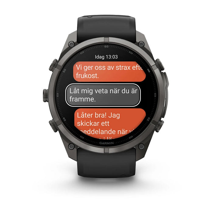 Garmin fēnix 9 Pro InReach - AMOLED 51 mm Sapphire Carbon Gray DLC Titanium, bild 6