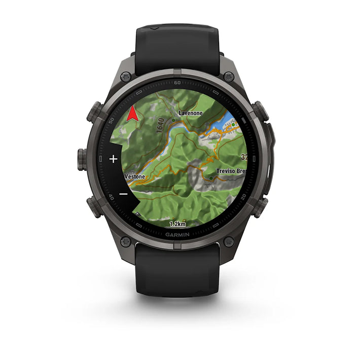 Garmin fēnix 9 Pro InReach - AMOLED 47 mm Sapphire Carbon Gray DLC Titanium, bild 6