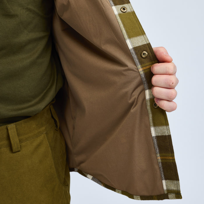 Pinewood Men's Douglas Shirt - Olivegreen/Cr.white, bild 6