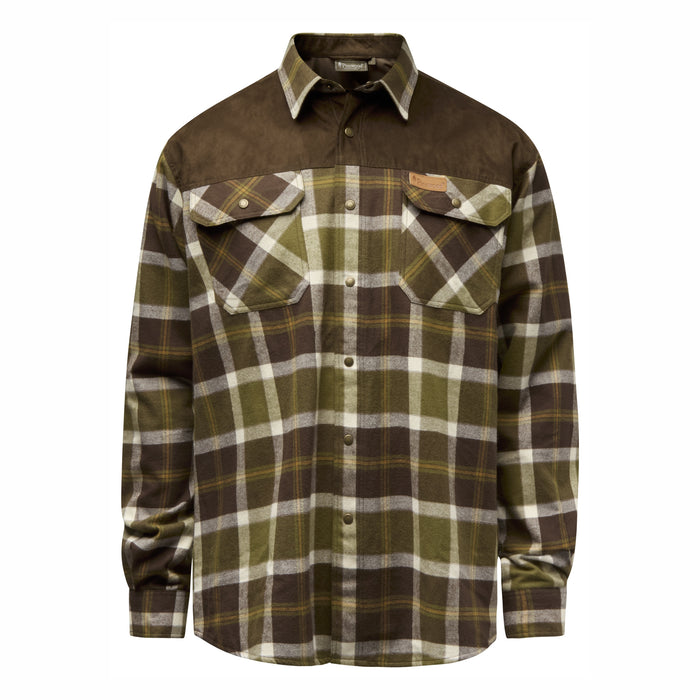 Pinewood Men's Douglas Shirt - Olivegreen/Cr.white, bild 3