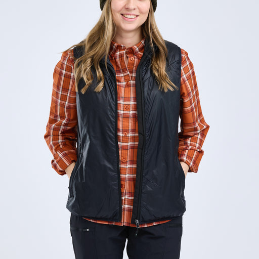 Pinewood Wool Insulated Midlayer Vest Black Dam, bild 1