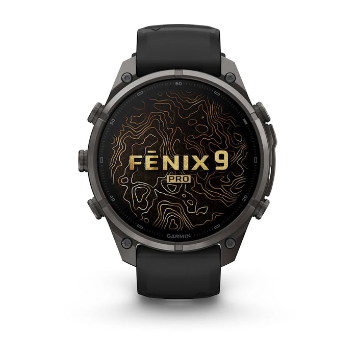 Garmin fēnix 9 Pro InReach - AMOLED 47 mm Sapphire Carbon Gray DLC Titanium, bild 2