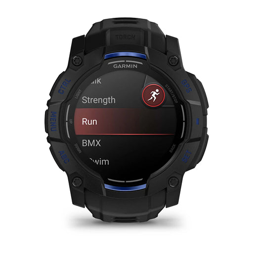 Garmin Instinct 3 50mm Amoled Black/Blue, bild 2