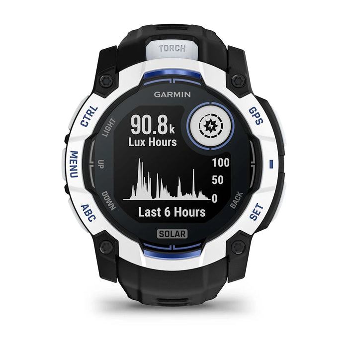 Garmin Instinct 3 50mm Solar Whitestone/Black, bild 2