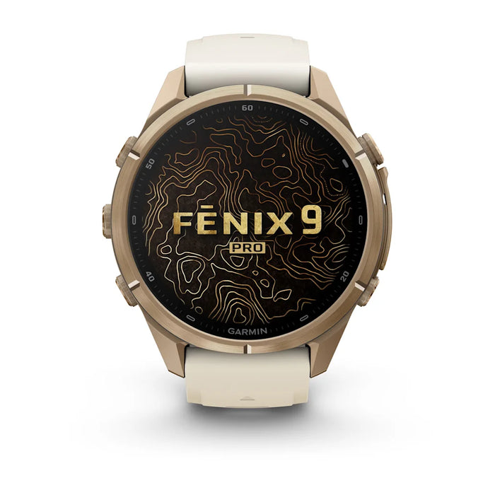 Garmin fēnix 9 Pro - AMOLED 43 mm Sapphire Autumn Gold Titanium, bild 2