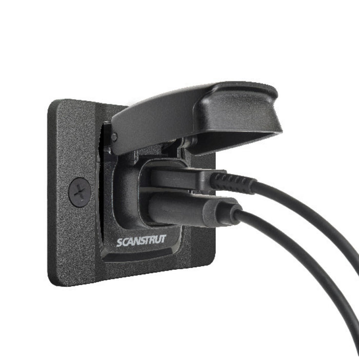 ScanStrut Flip-Pro USB laddare vattentät fästplatta front