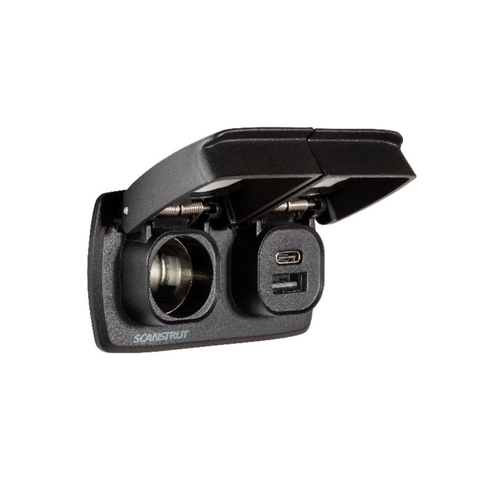 ScanStrut Flip-Pro Duo USB-A/C & 12/24V Cigguttag