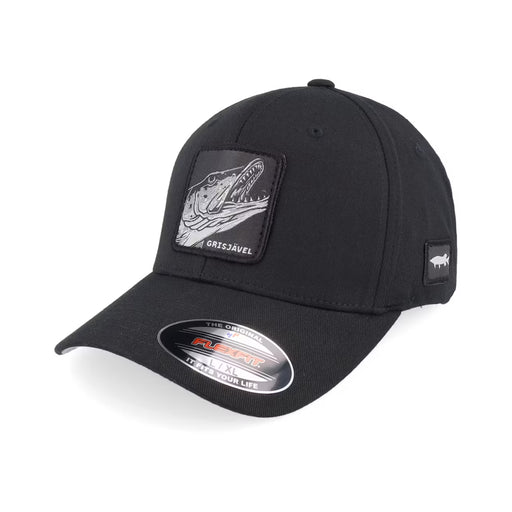 Skillfish Grisjävel Mono Black Flexfit Keps