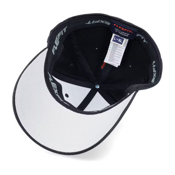 Skillfish White Fish Hook Logo Black Flexfit Keps, bild 5