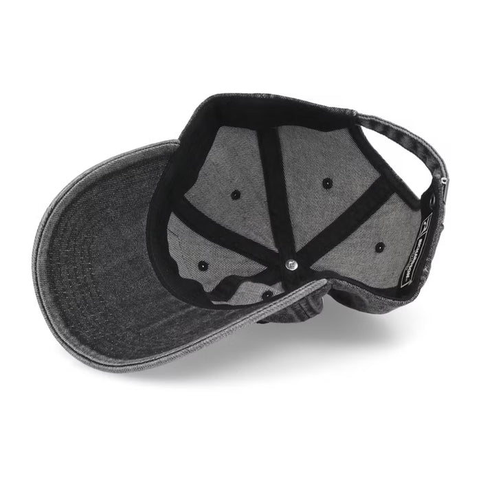 Skillfish Big Pike 382 Snow Washed Black Denim Dad Cap, bild 5