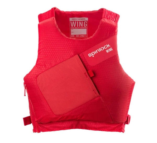Spinlock Wing Side Zip Flytväst Mercury Red M