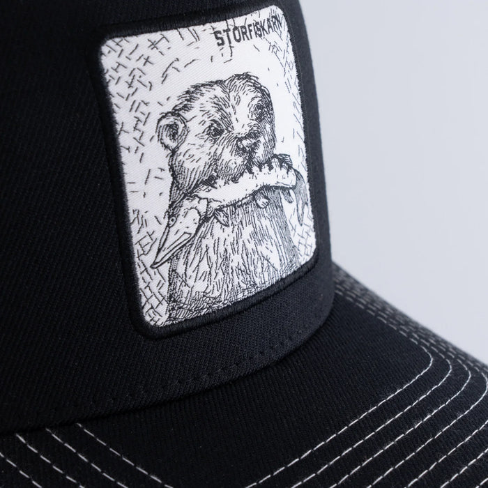 SQRTN Storfiskarn Trucker Keps - Hooked Black, bild 3