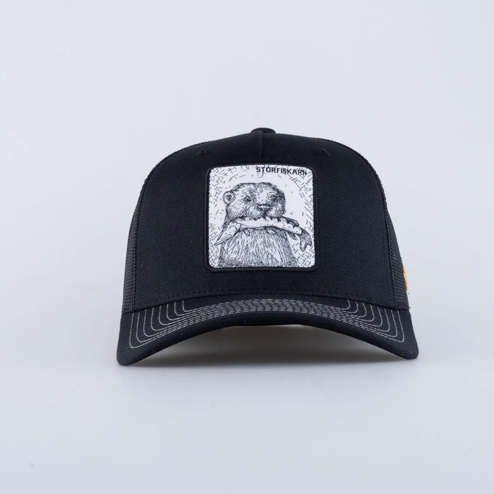 SQRTN Storfiskarn Trucker Keps - Hooked Black, bild 2