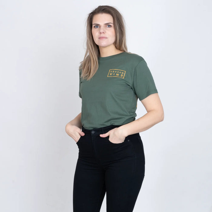 SQRTN Nordanvind T-Shirt - Stone Olive, bild 3